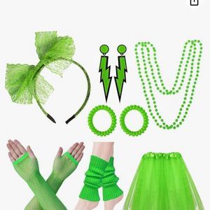 Neon Green 80’s costume